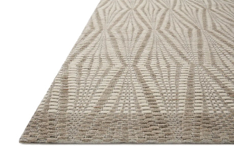 Loloi Kenzie Knz-01 Ivory/Taupe Rugs - rug corner