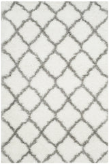 Safavieh Indie Shag 3'-0" x 5'-0" Rug in Ivory / Grey