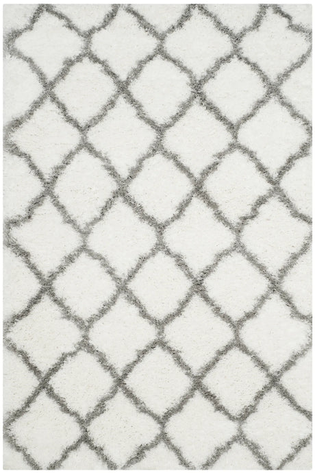 Safavieh Indie Shag 3'-0" x 5'-0" Rug in Ivory / Grey