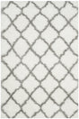 Safavieh Indie Shag 3'-0" x 5'-0" Rug in Ivory / Grey
