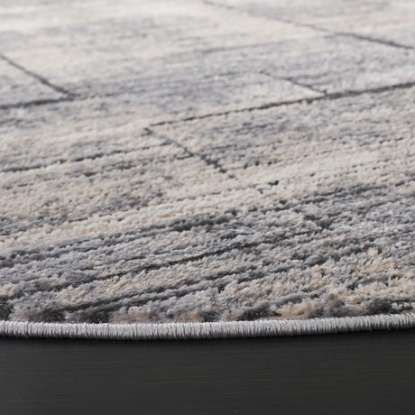 Safavieh Whisper 6'-7" x 6'-7" Rug in Grey / Light Beige