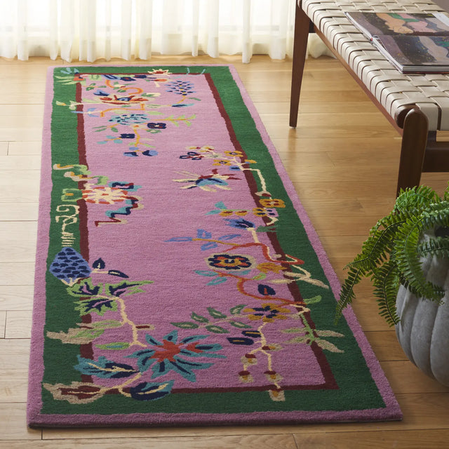 Safavieh Metro 2'-3" x 7'-0" Rug in Purple / Green