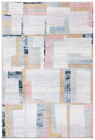 Safavieh Bayside 4'-0" x 6'-0" Rug in Ivory / Blue Rust