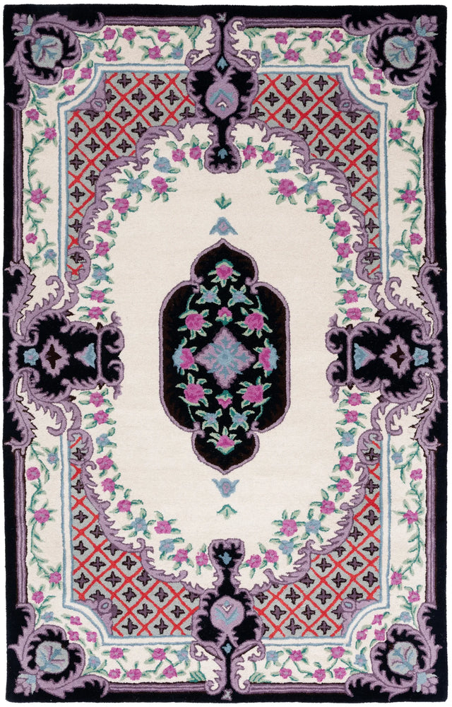 Safavieh Bellagio 4'-0" x 6'-0" Rug in Ivory / Black