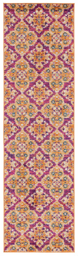 Safavieh Madison 2'-3" x 8'-0" Rug in Fuchsia / Gold