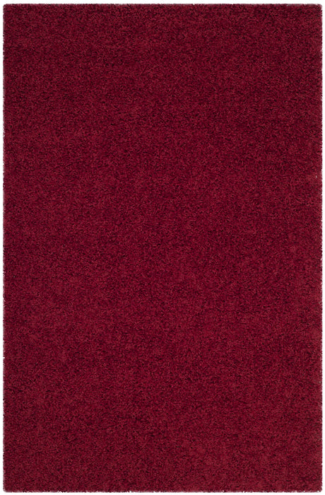 Safavieh Sga-Athens Shag 3'-0" x 5'-0" Rug in Red