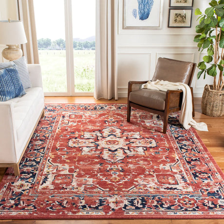 Safavieh Charleston 10'-0" x 14'-0" Rug in Red / Ivory