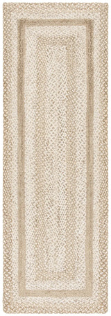 Safavieh Natural Fiber 2'-6" x 10'-0" Rug in Grey / Ivory