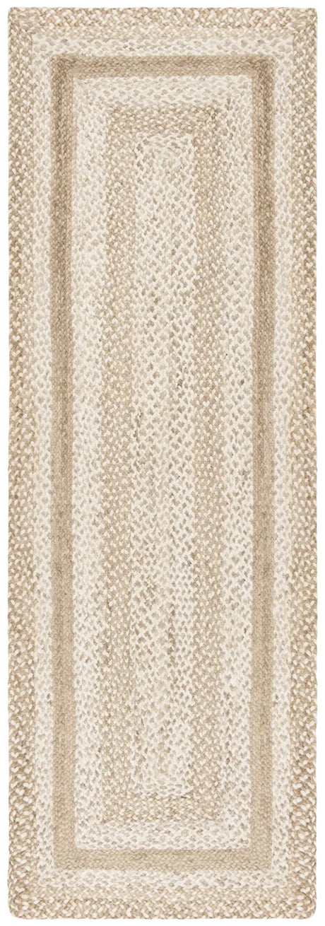 Safavieh Natural Fiber 2'-6" x 10'-0" Rug in Grey / Ivory