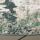Safavieh Cabana 6'-7" x 6'-7" Rug in Green / Ivory