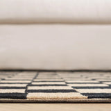 Safavieh Martha Stewart 4'-0" x 6'-0" Rug in Black / Beige