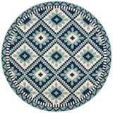 Safavieh Veranda 6'-7" x 6'-7" Rug in Turquoise / Blue