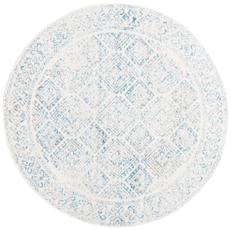 Safavieh Tulum 5'-0" x 5'-0" Rug in Ivory / Turquoise