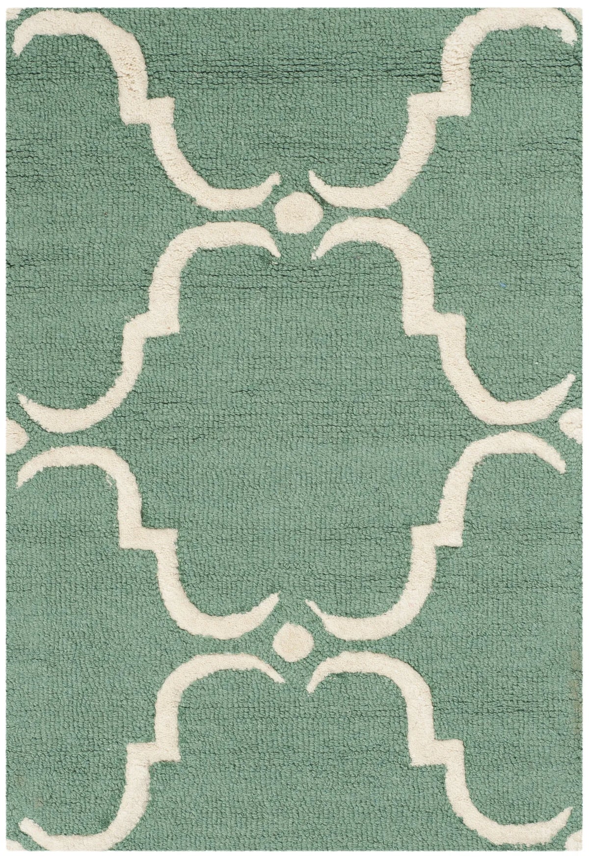 Safavieh Cambridge 2'-0" x 3'-0" Rug in Teal / Ivory