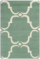 Safavieh Cambridge 2'-0" x 3'-0" Rug in Teal / Ivory