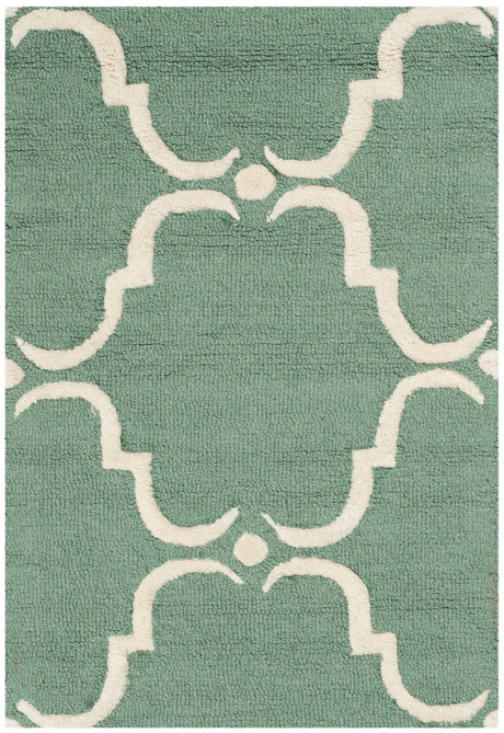 Safavieh Cambridge 2'-0" x 3'-0" Rug in Teal / Ivory