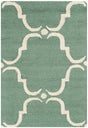 Safavieh Cambridge 2'-0" x 3'-0" Rug in Teal / Ivory