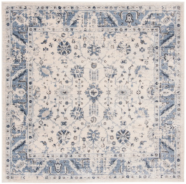 Safavieh Charleston 6'-7" x 6'-7" Rug in Ivory / Blue