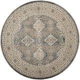 Safavieh Sofia 6'-7" x 6'-7" Rug in Light Grey / Beige