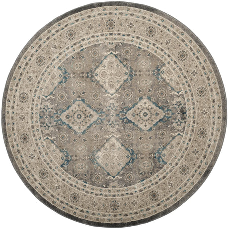Safavieh Sofia 6'-7" x 6'-7" Rug in Light Grey / Beige