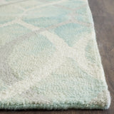 Safavieh Dip Dye 2'-3" x 10'-0" Rug in Green / Ivory Grey