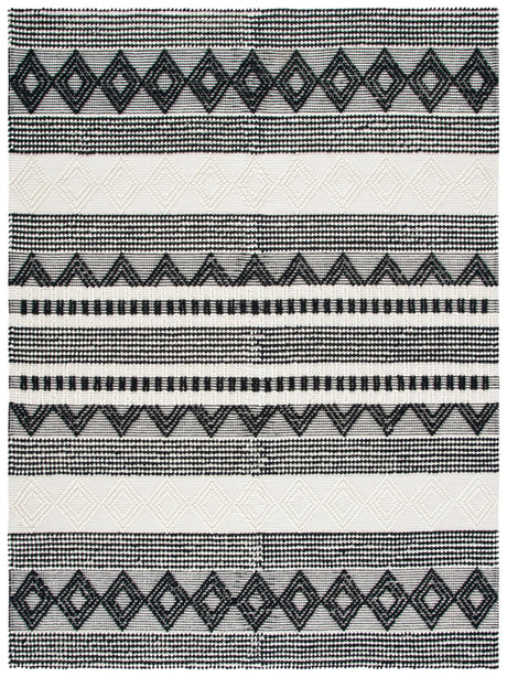 Safavieh Natura 10'-0" x 14'-0" Rug in Black / Ivory