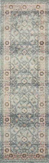 Loloi Jocelyn Joc-04 Sky/Multi Rugs - runner flat