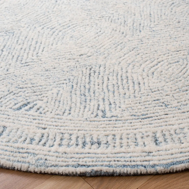Safavieh Abstract 6'-0" x 6'-0" Rug in Ivory / Blue
