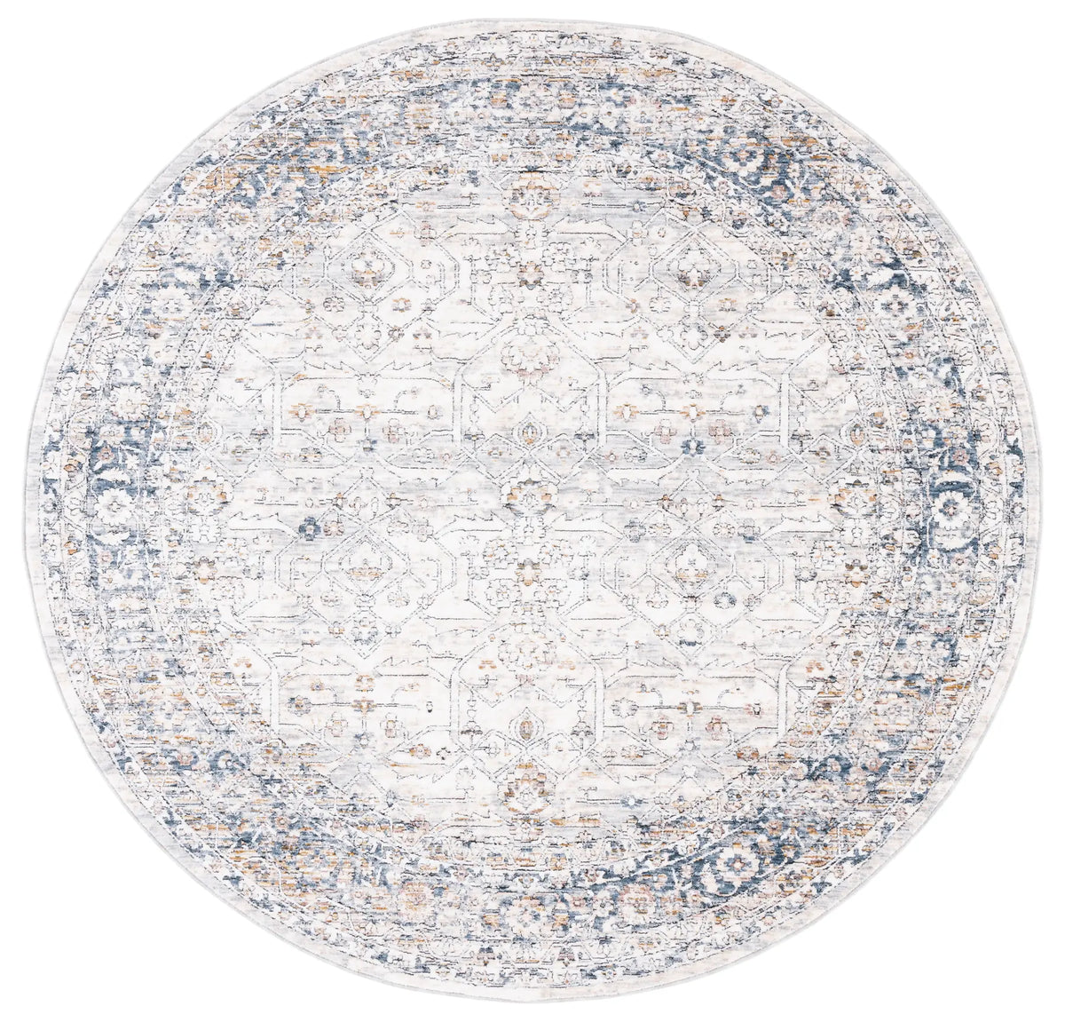 Safavieh Moondust 600 6'-0" x 6'-0" Rug in Grey / Blue