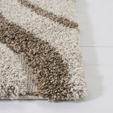 Safavieh Florida Shag 5'-3" x 7'-6" Rug in Ivory / Beige