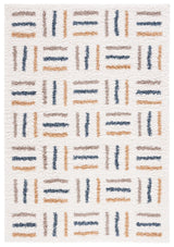 Safavieh Calico Shag 4'-0" x 6'-0" Rug in Ivory / Gold