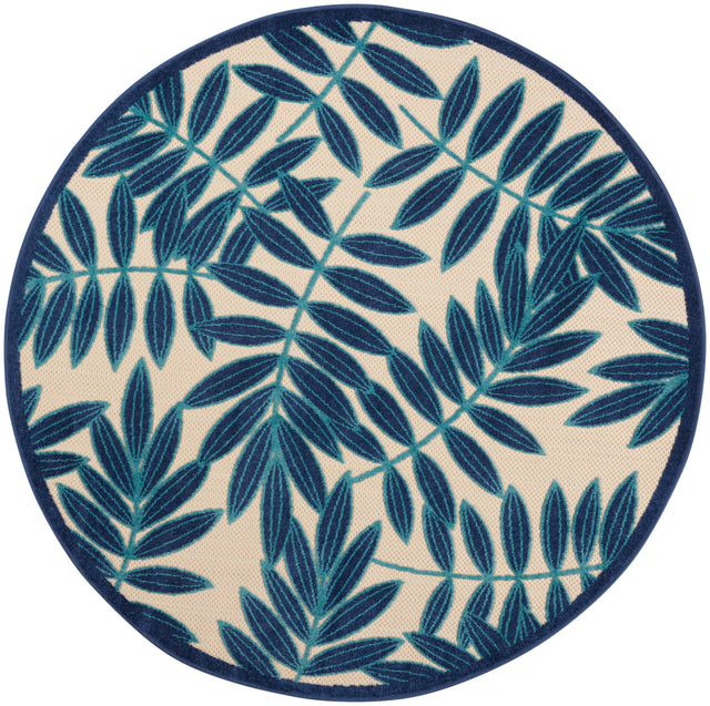 Nourison Aloha Alh18 Navy Rugs