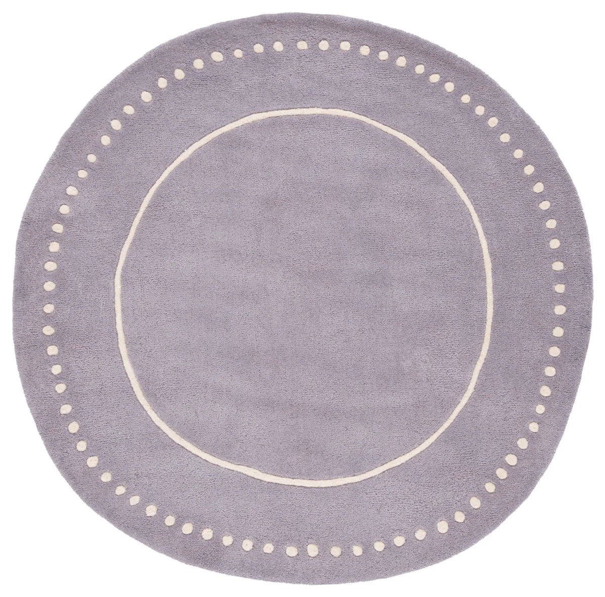 Safavieh Bella 5'-0" x 5'-0" Rug in Silver / Ivory