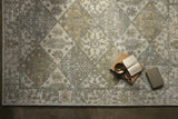 Loloi Tamryn Tam-01 Beige/Multi Rug - styled aerial 1