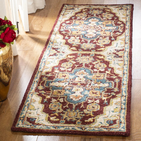 Safavieh Aspen 2'-3" x 7'-0" Rug in Red / Blue