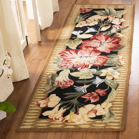 Safavieh Chelsea 2'-6" x 10'-0" Rug in Black / Brown
