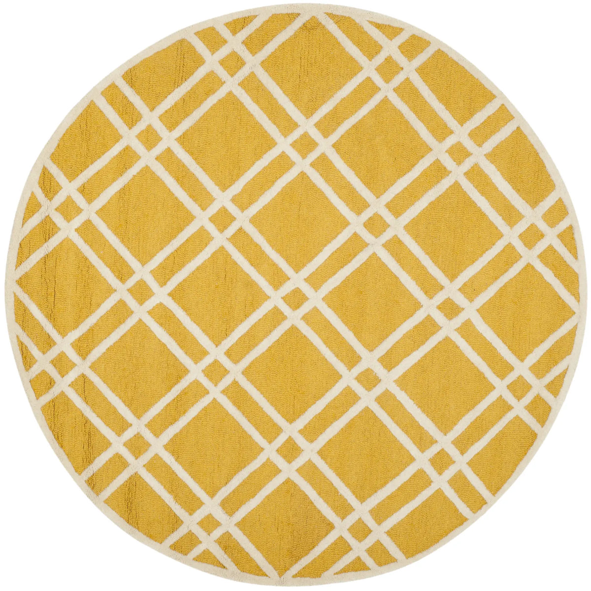 Safavieh Cambridge 6'-0" x 6'-0" Rug in Gold / Ivory