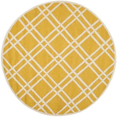 Safavieh Cambridge 6'-0" x 6'-0" Rug in Gold / Ivory