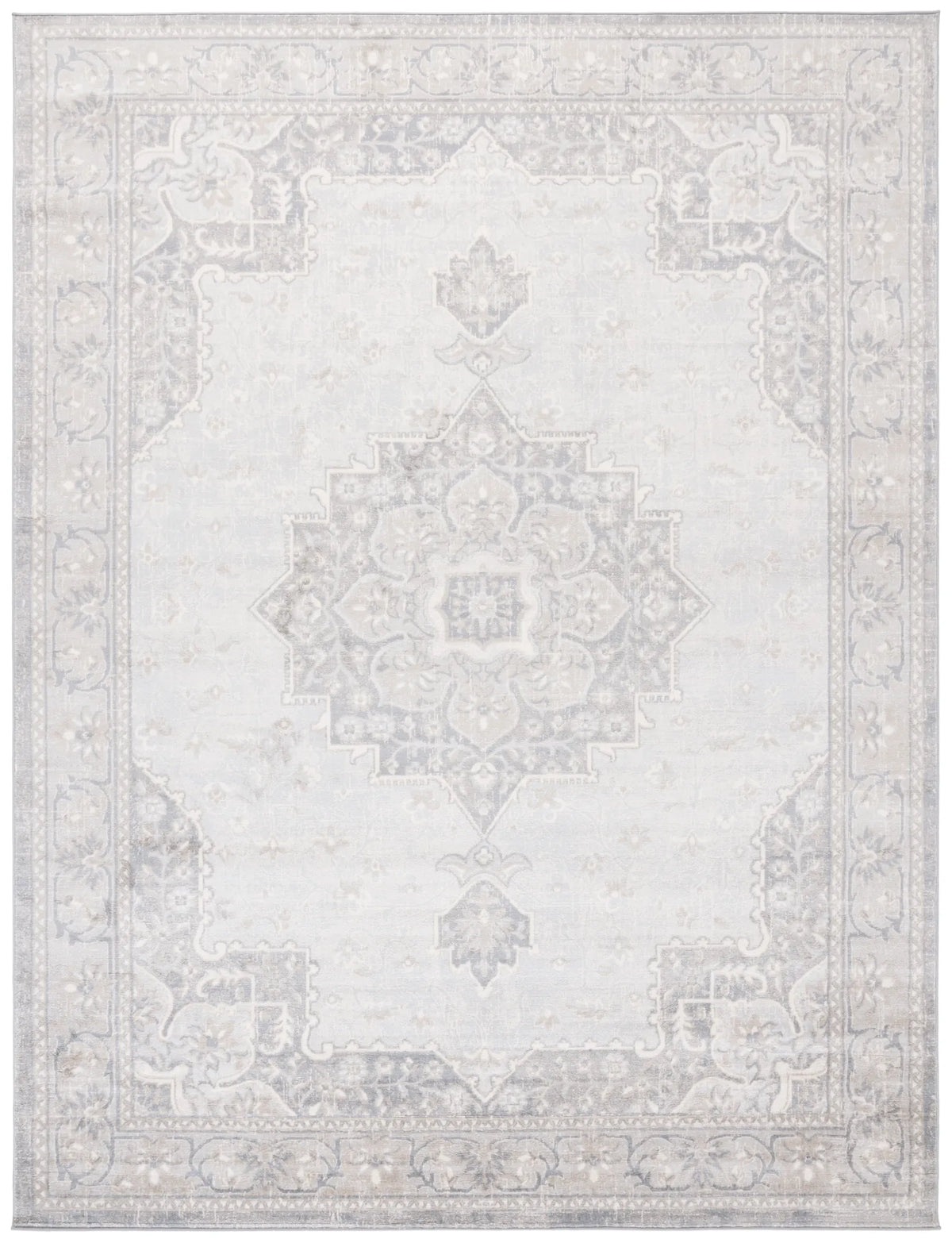 Safavieh Brentwood 9'-0" x 12'-0" Rug in Grey / Light Grey