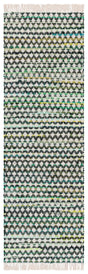Safavieh Montauk 2'-3" x 8'-0" Rug in Green / Ivory