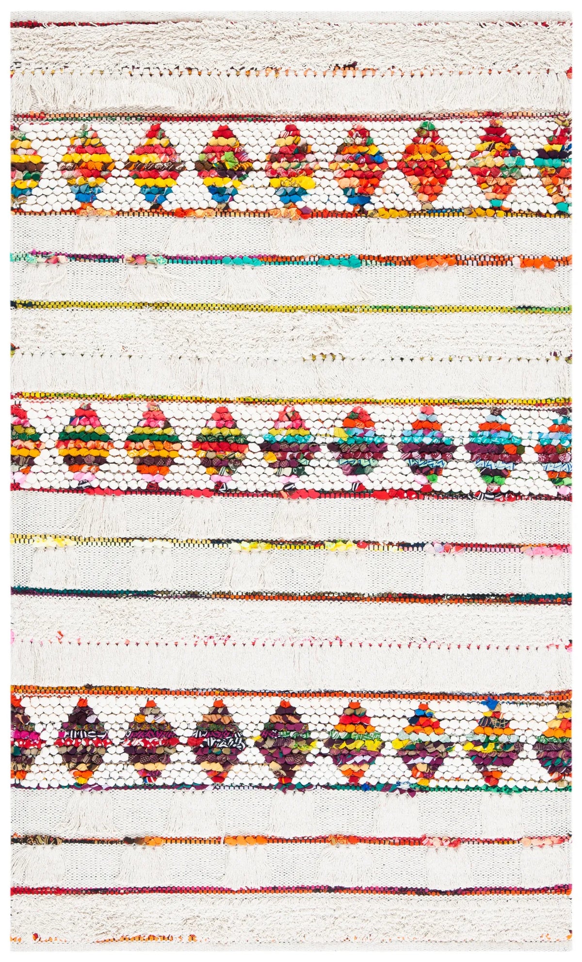 Safavieh Natura 3'-0" x 5'-0" Rug in Ivory / Red