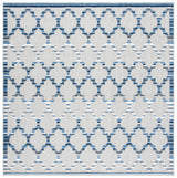 Safavieh Cabana 6'-7" x 6'-7" Rug in Grey / Blue