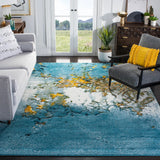 Safavieh Glacier 10'-6" x 14'-0" Rug in Blue / Gold