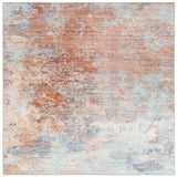 Safavieh Malibu 6'-0" x 6'-0" Rug in Rust / Aqua