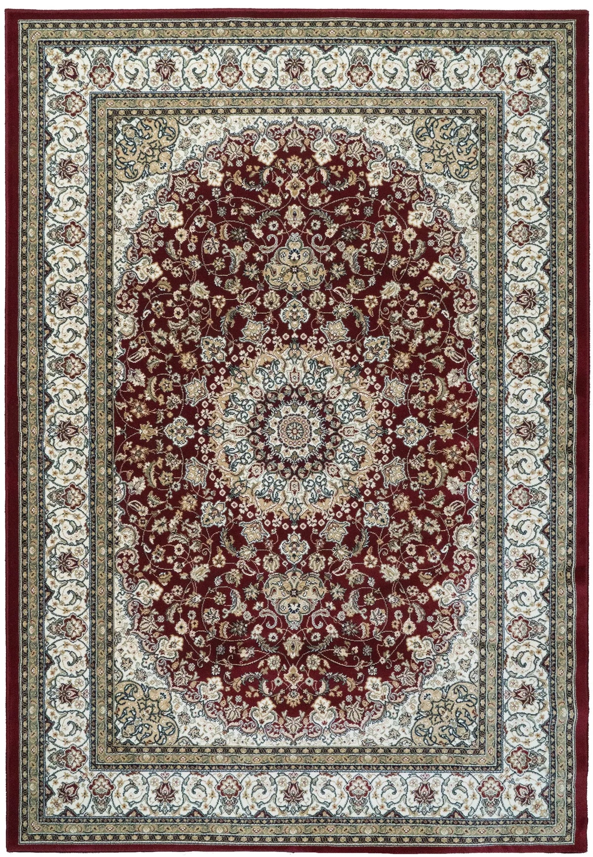 Dynamic Rugs Ancient Garden 57119 Red / Ivory Rugs - Rectangular
