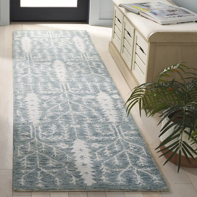 Safavieh Jardin 2'-3" x 8'-0" Rug in Blue / Ivory