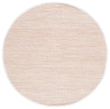 Safavieh Montauk 6'-0" x 6'-0" Rug in Red / Ivory
