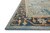 Loloi Victoria Vk-12 Lt Blue / Dk Blue Rugs - rug corner