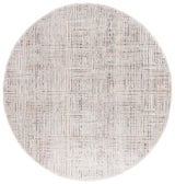 Safavieh Harlow 6'-3" x 6'-3" Rug in Ivory Grey / Rust