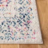 Safavieh Tulum 4'-0" x 6'-0" Rug in Ivory / Dark Blue
